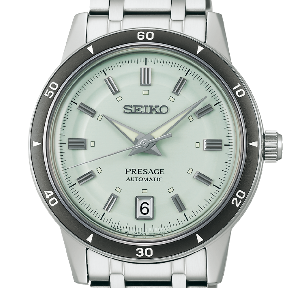 Seiko SRPL71J1 SRPL71 Presage Vintage Style 60's Green Dial