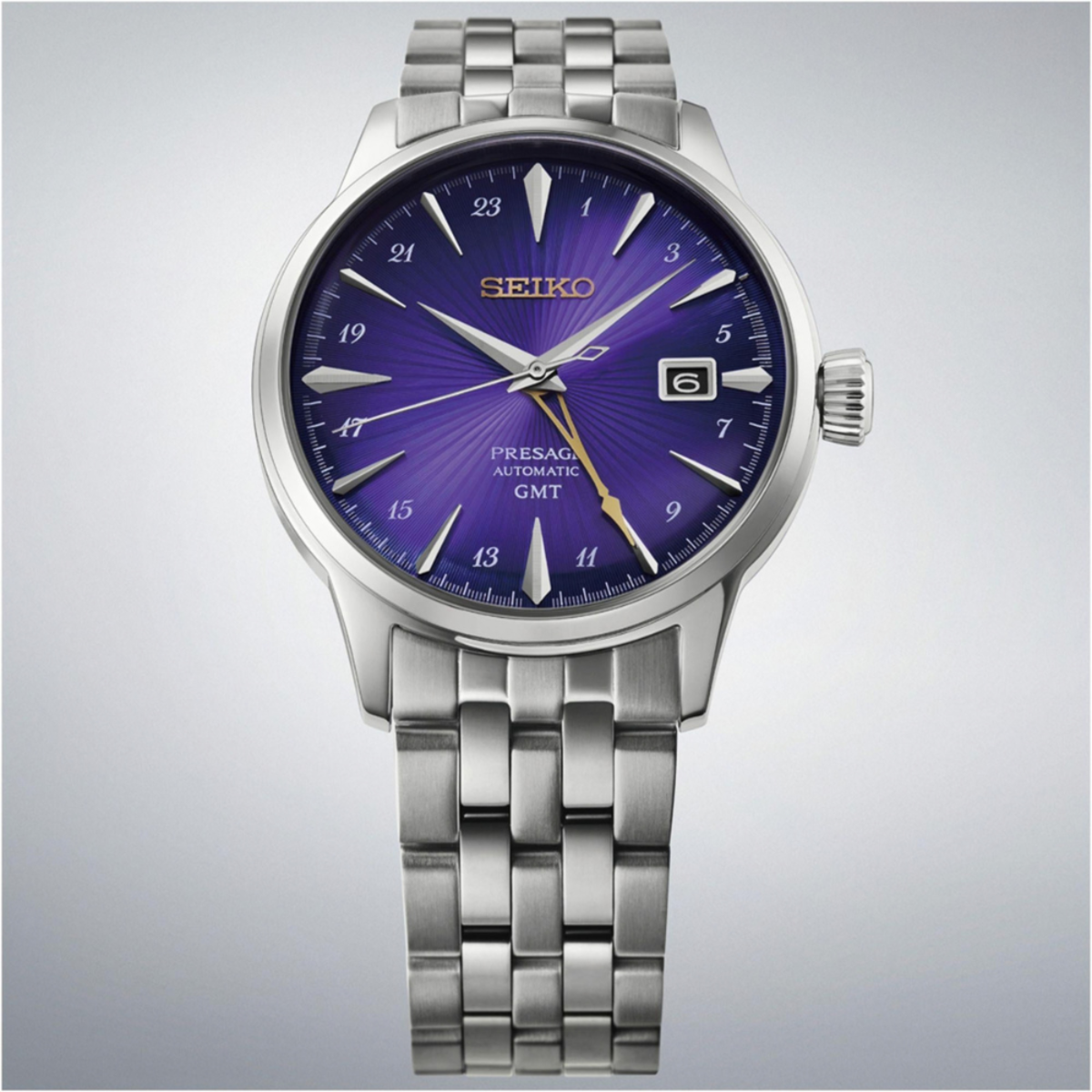 Seiko Presage GMT Cocktail Time 145th Anniversary Watch HCB006J1