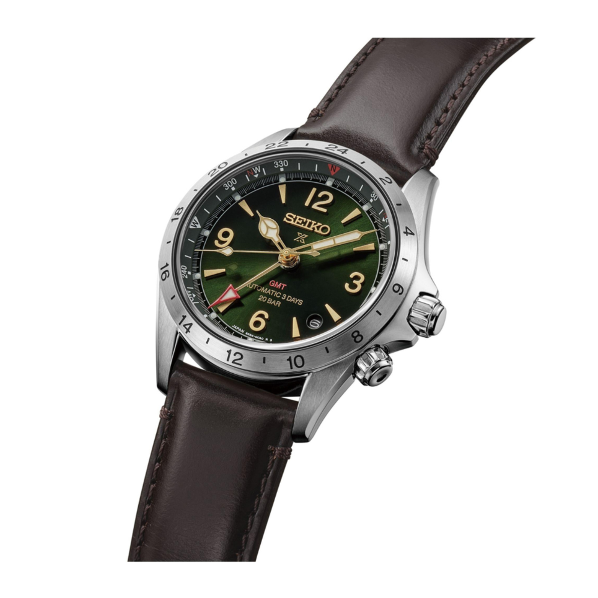 Seiko Prospex | Alpinist GMT Green Dial Mechanical Watch HBC007J1