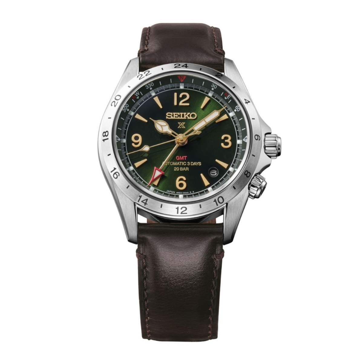 Seiko Prospex | Alpinist GMT Green Dial Mechanical Watch HBC007J1