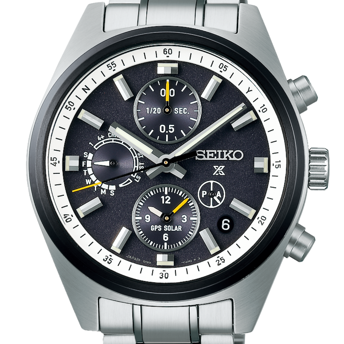 Seiko Prospex SSH167J1 SSH167 SSH167J Speedtimer GPS Solar Dual Time Chronograph Watch