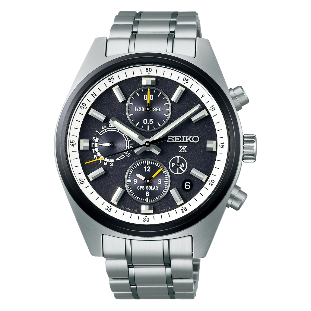 Seiko Prospex SSH167J1 SSH167 SSH167J Speedtimer GPS Solar Dual Time Chronograph Watch