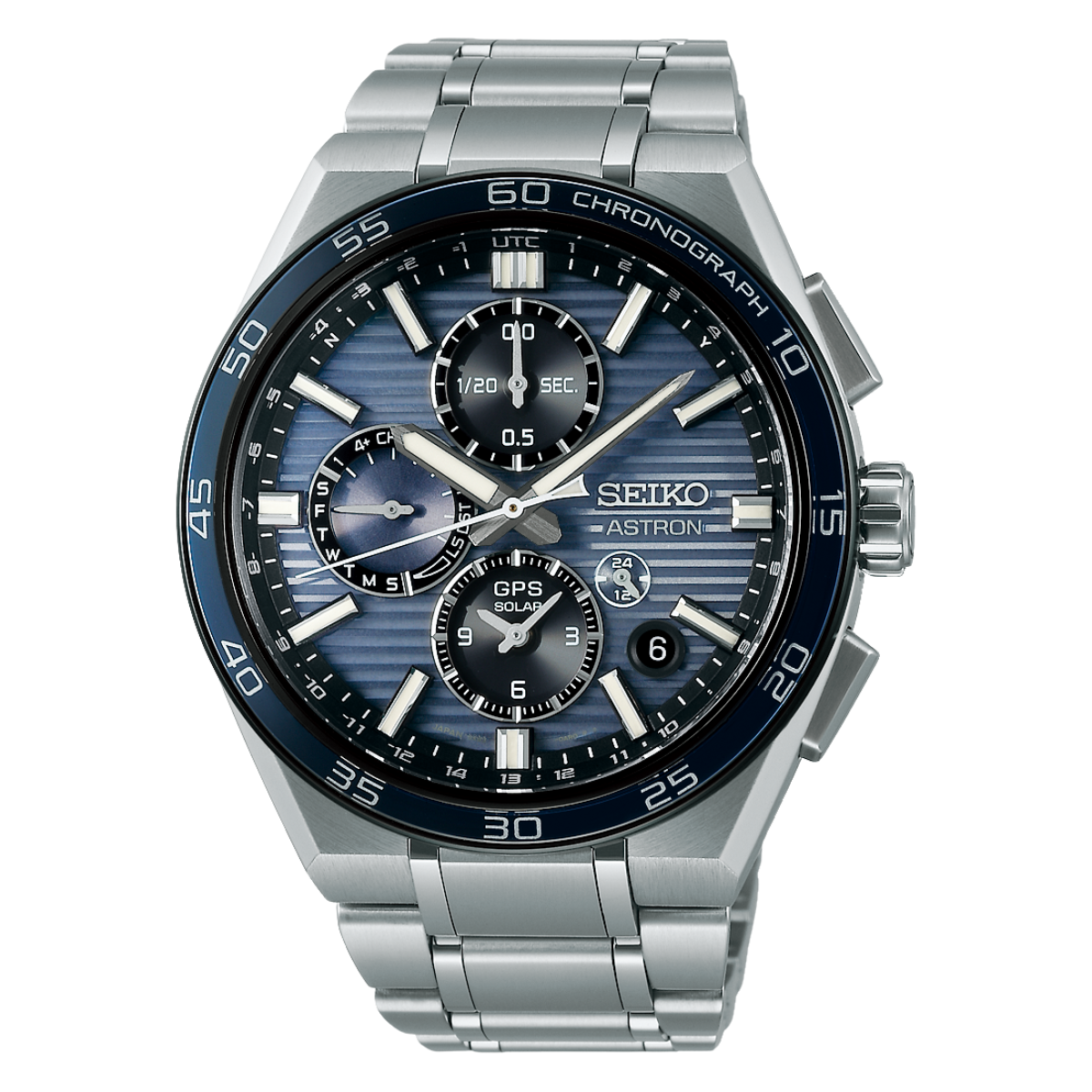 Seiko SSH175J1 SSH175 SSH175J ASTRON GPS Solar Dual Time Chronograph Watch
