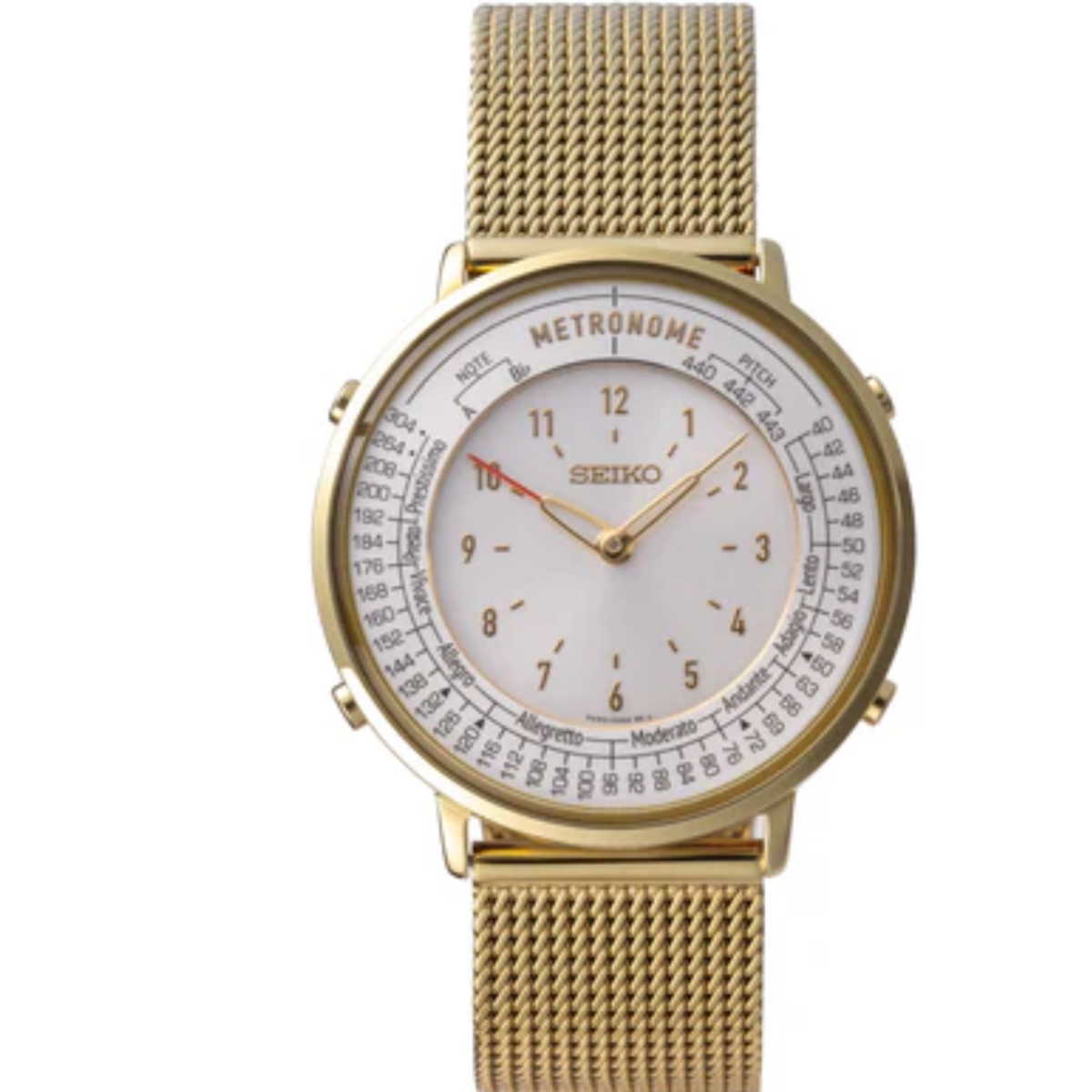 Seiko Metronome Standard Line | Gold Mesh SMW008A