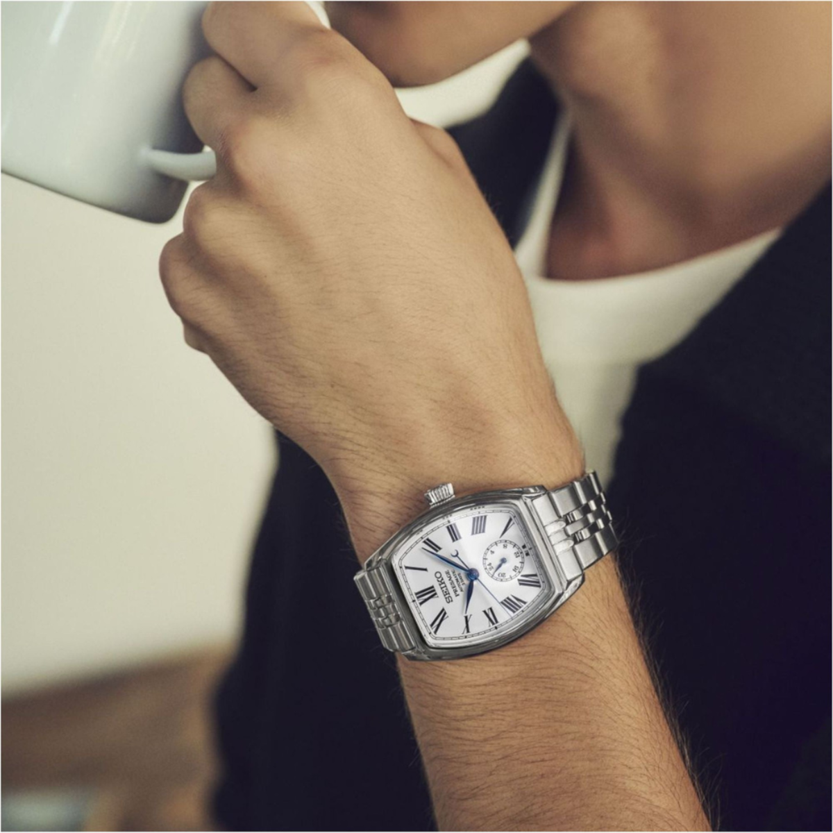 Seiko Presage Craftsmanship Series | SPB537J1 Tonneau Enamel Dial
