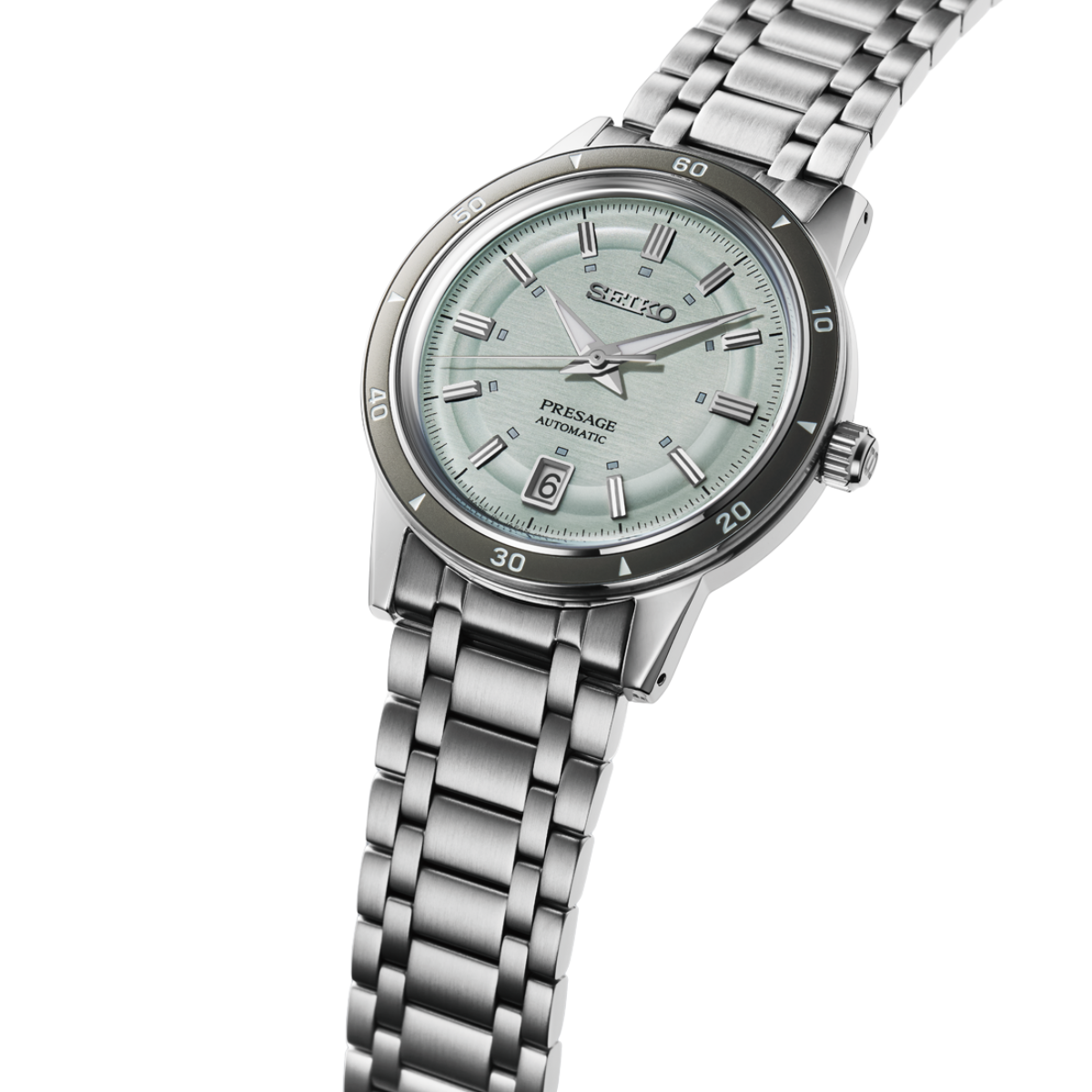 Seiko SRPL71J1 SRPL71 Presage Vintage Style 60's Green Dial