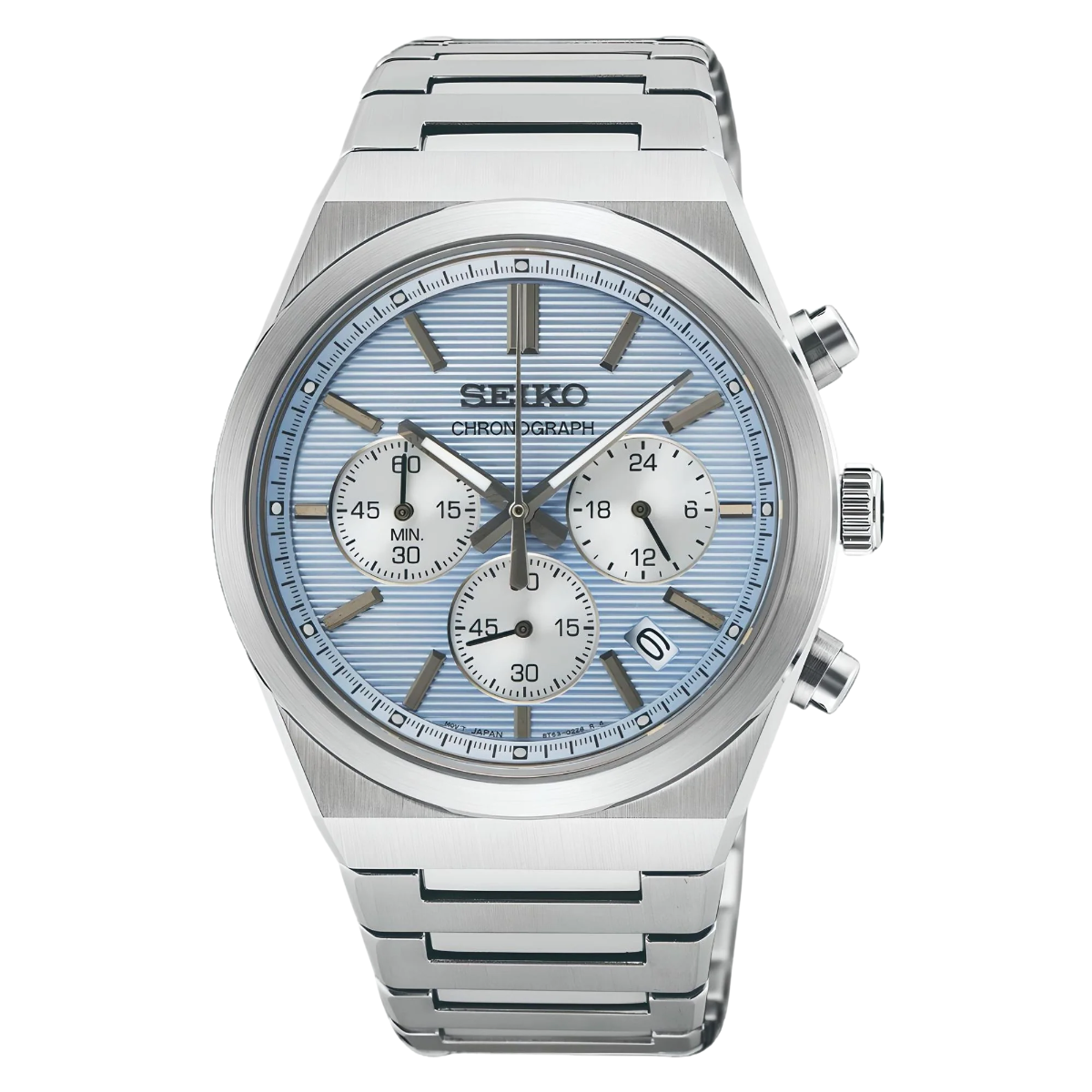 Seiko SSB459P1 Conceptual: Sporty Quartz Chronograph in Light Blue