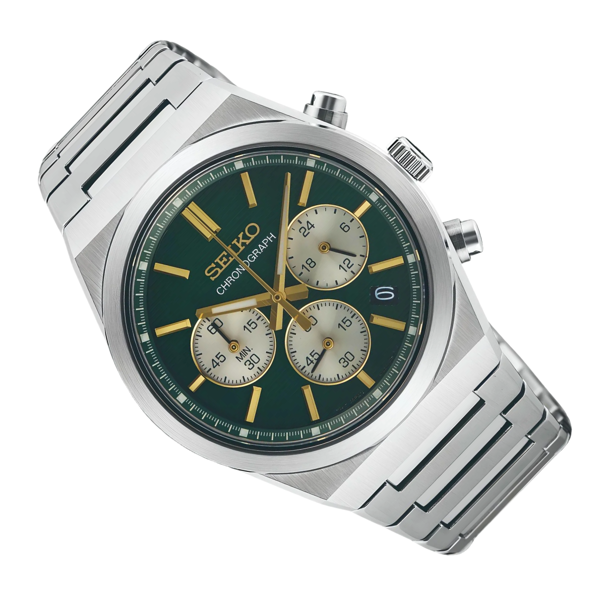 Seiko SSB461P1 Conceptual: Sporty Quartz Chronograph in Green