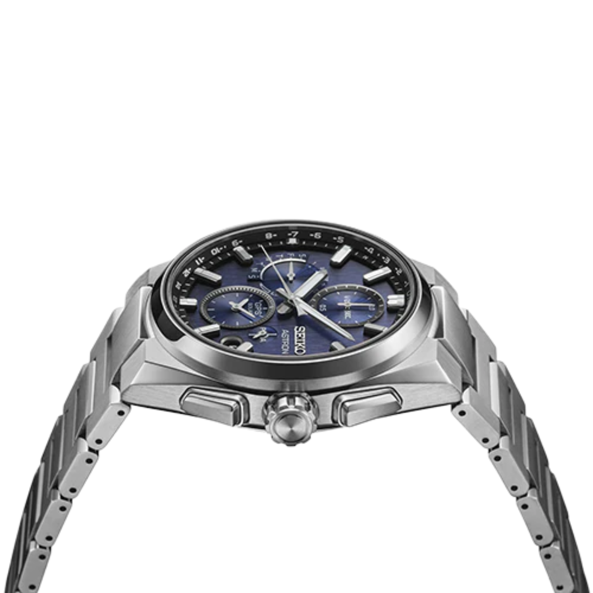 Seiko SSH161J1 SSH161J SSH161 Astron GPS Dual Time Chronograph Solar Mens Watch