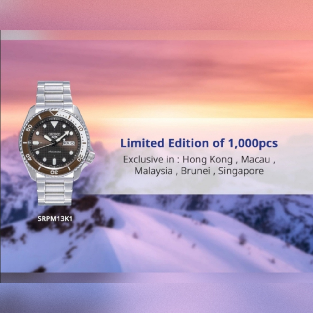 Seiko 5 Sports SRPM13 | 'Winter Sports' Limited Edition Automatic Watch