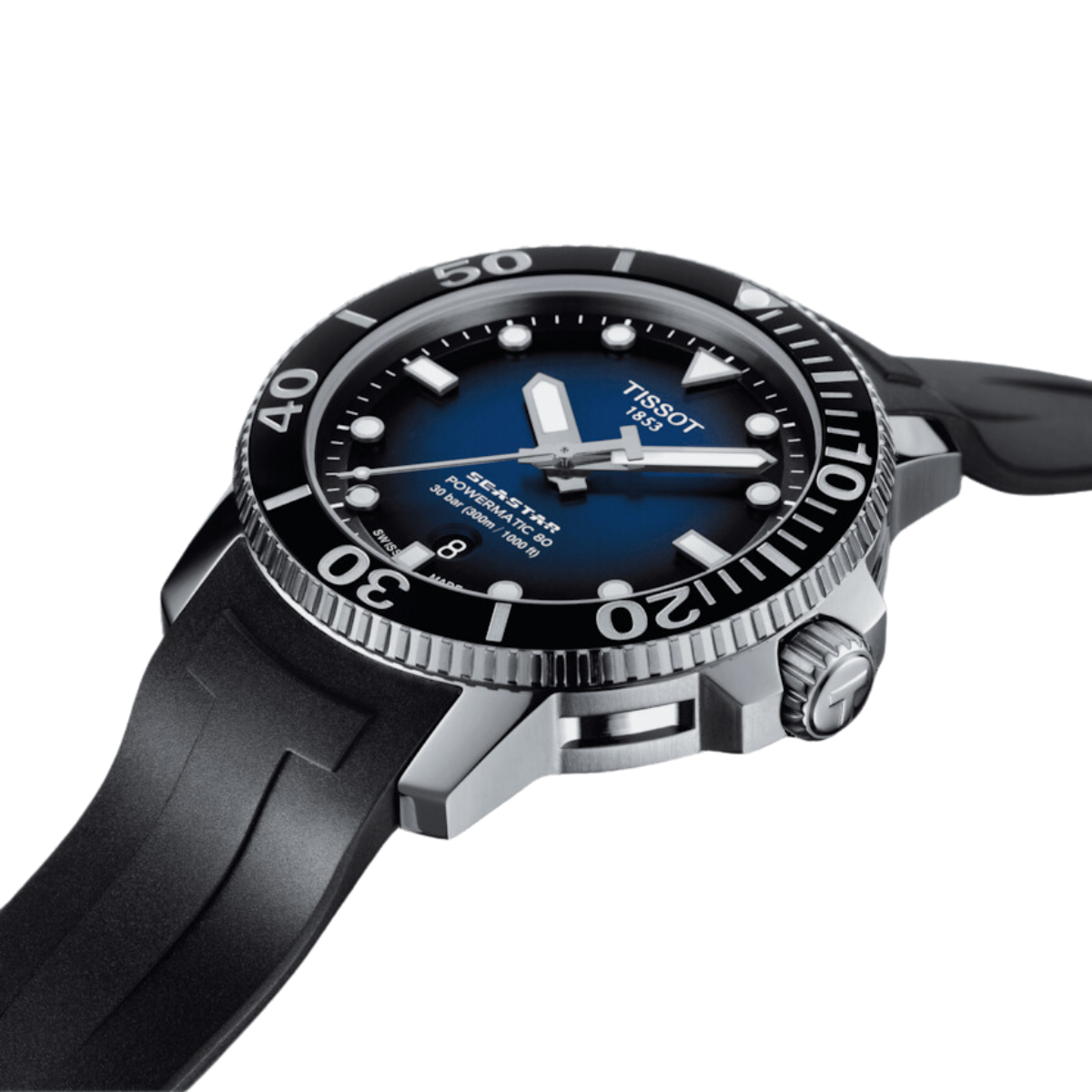 Tissot T1204071704100 T120.407.17.041.00 Seastar 1000 Powermatic 80 Sports Mens Watch