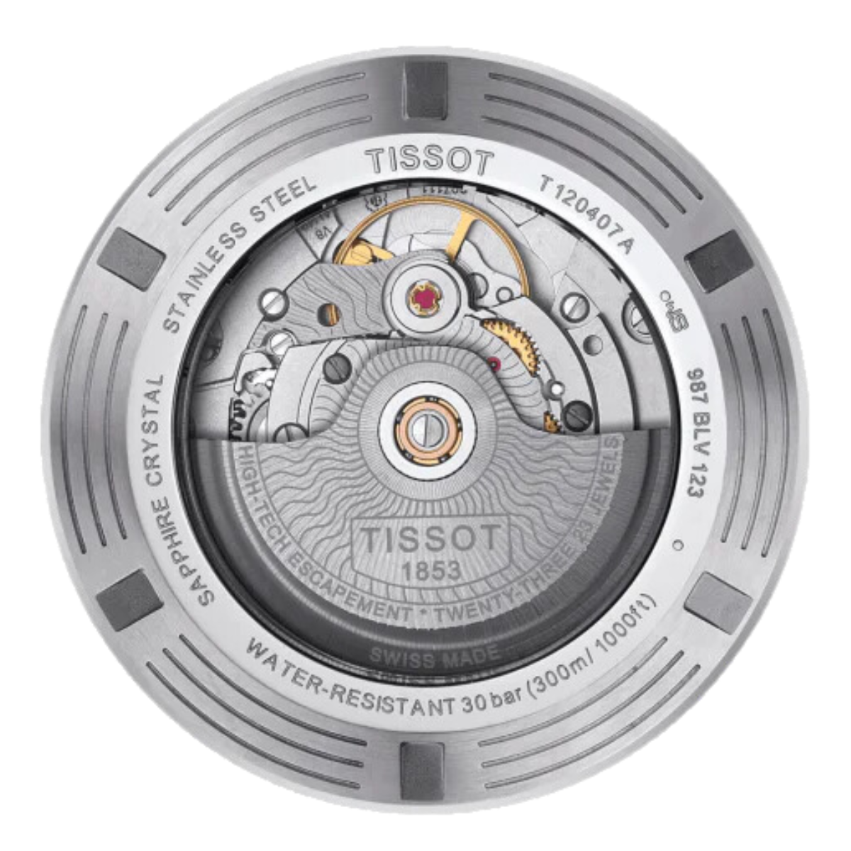 Tissot T1204071704100 T120.407.17.041.00 Seastar 1000 Powermatic 80 Sports Mens Watch