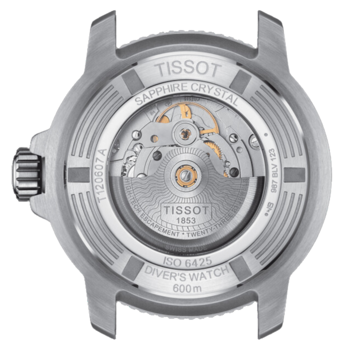 Tissot T1206071104100 T120.607.11.041.00 Seastar 2000 Professional Powermatic 80 Watch