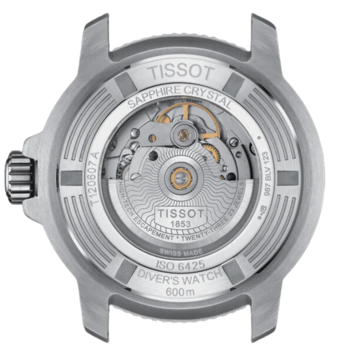 Tissot T1206071744100 T120.607.17.441.00 Seastar 2000 Professional Powermatic 80 Watch