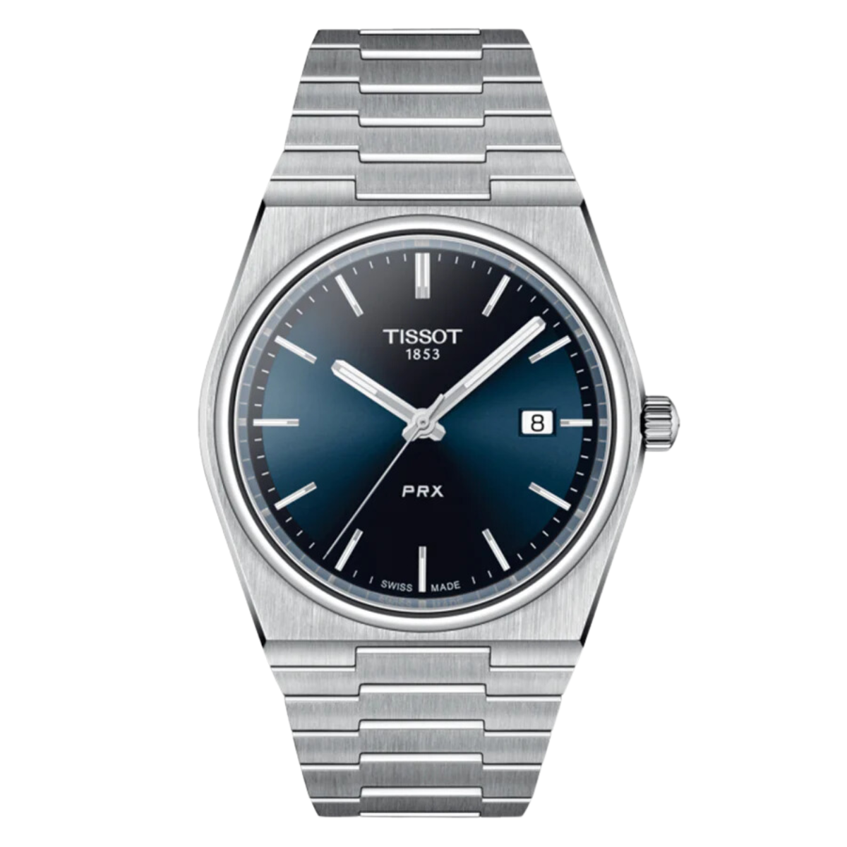 Tissot 1853 PRX T1374101104100 T137.410.11.041.00 Quartz Blue Dial Mens Watch