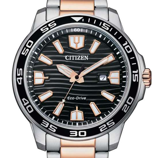 Citizen Eco-Drive AW1524-84E Black Dial Male Sports Watch