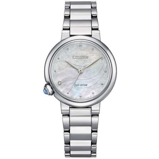 Citizen L Eco-Drive EM0910-80D Ladies Mother of Pearl Dial Watch