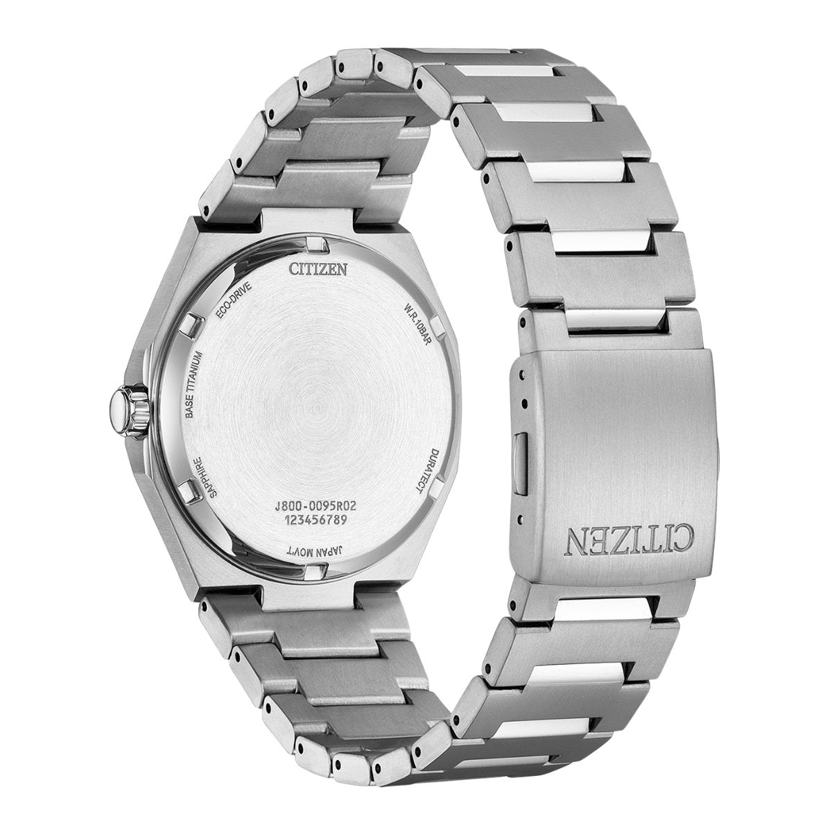 Citizen AW0130-85 AW0130-85ZE AW0130 Orange Dial Eco-Drive Super Titanium Mens Watch -Citizen