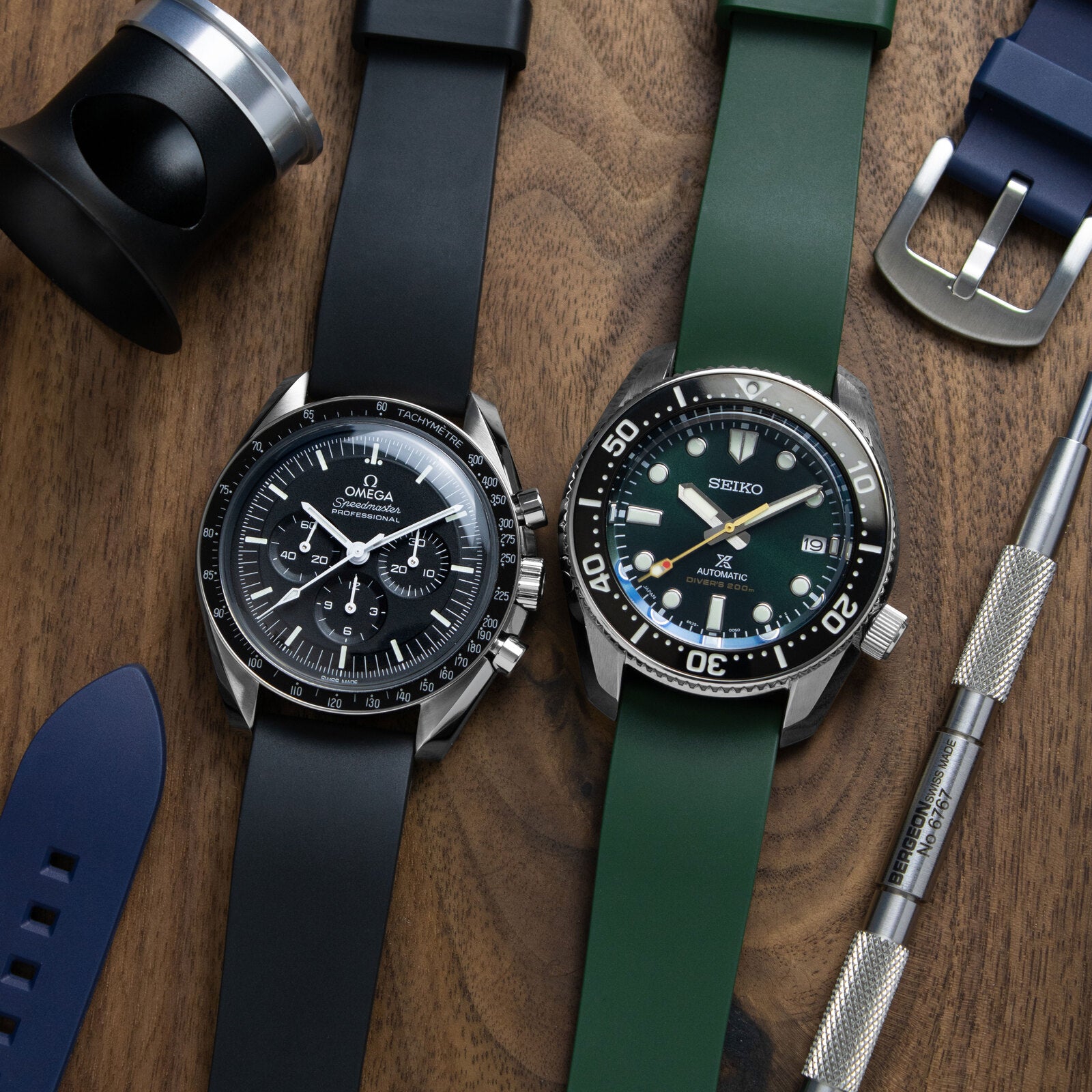 Fort Soft Silicone Rubber Strap - Quick-Release - Navy (2426 | HTS)