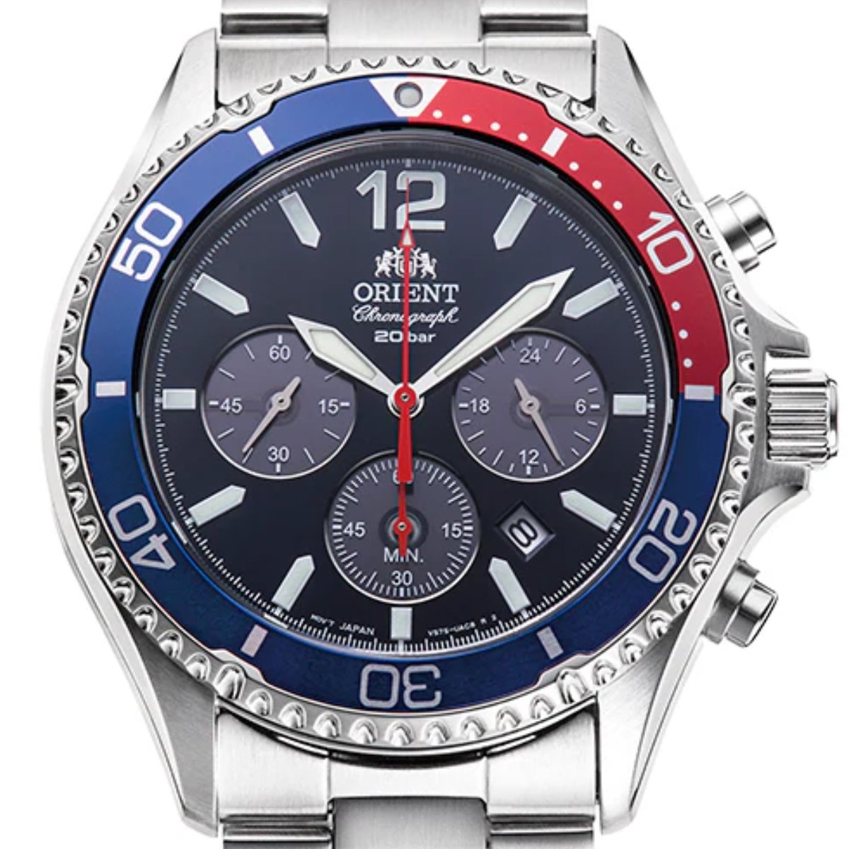 Orient RA-TX0201L10B RA-TX0201L Solar Mako Black Dial Diving Watch -Orient