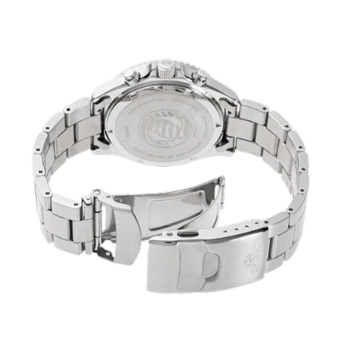 Orient RA-TX0203S10B RA-TX0203S Solar Kamasu White Dial Mens Watch -Orient