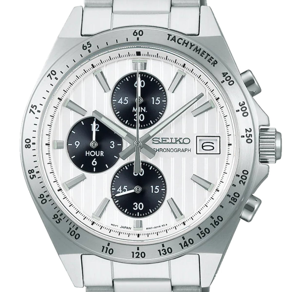 Seiko SBTR039 SBTR039J Selection S-Series Chronograph Grayish White Dial Watch -Seiko