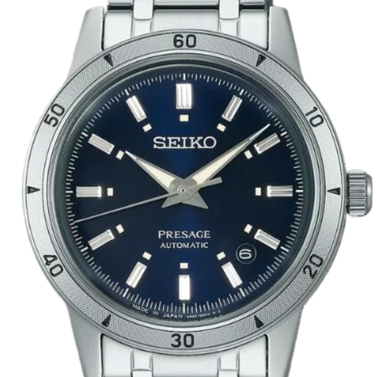 Seiko SRPL07 SRPL07K1 SRPL07K Presage Blue Dial Mechanical Gents Watch