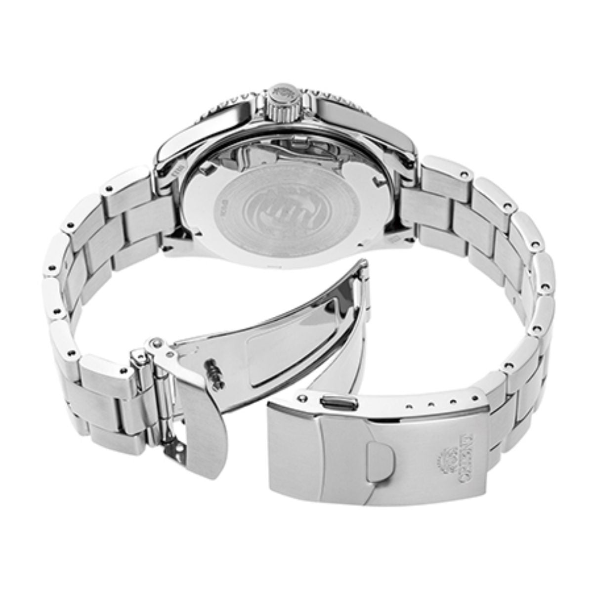 RA-AA0821S19B RA-AA0821S1 Orient Mako III Kamasu Silver Dial Sports Watch