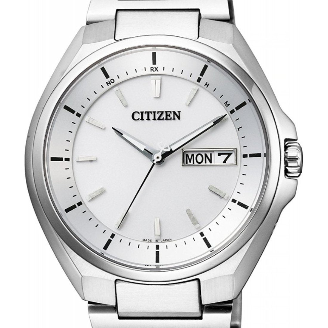 Citizen AT6050-54 AT6050-54A Attesa Eco-Drive White Dial JDM Watch -Citizen