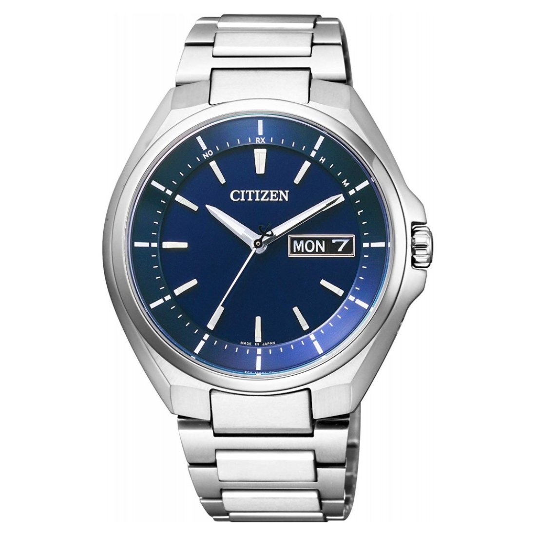 Citizen AT6050-54L AT6050-54 Attesa Eco-Drive Light Blue Dial JDM Mens Watch -Citizen