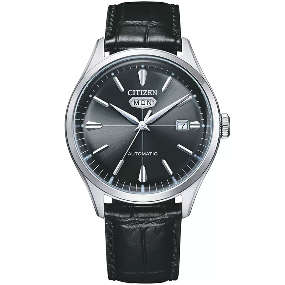 Citizen C7 Mechanical NH8390-20H NH8390-20 Black Dial Male Casual Watch -Citizen