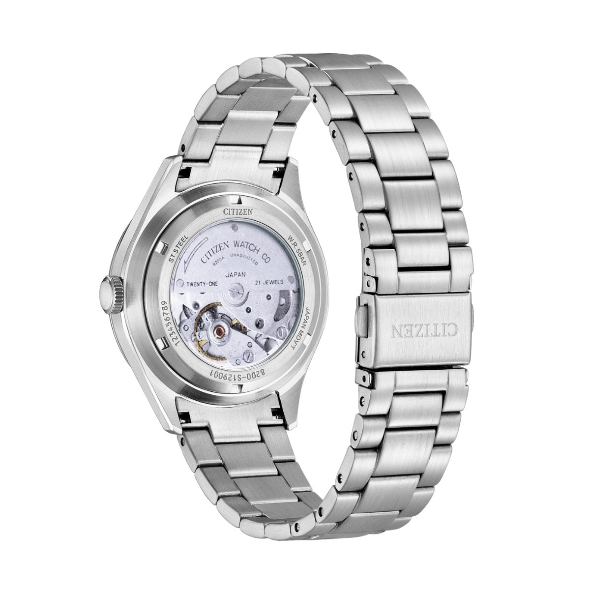 Citizen NH8391-51X C7 Crystal Seven Green Dial Mechanical Watch -Citizen