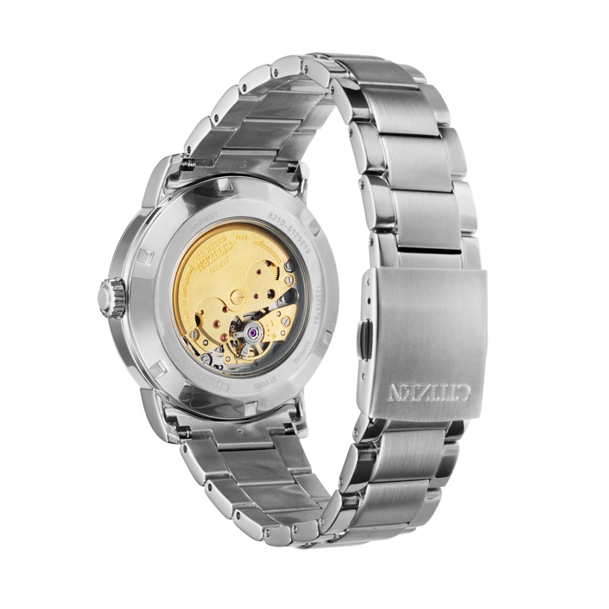 Citizen NJ0130-88A NJ0130-88 Automatic White Dial Dress Watch -Citizen