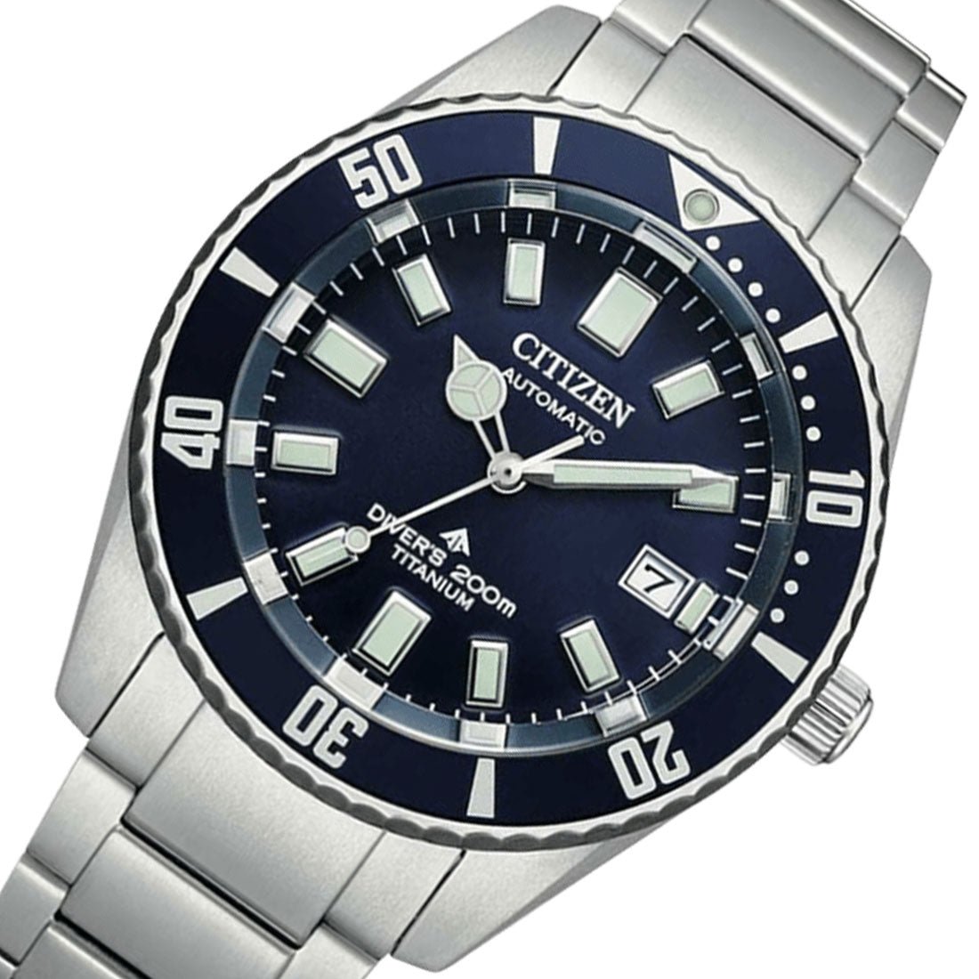 Citizen Promaster Marine Titanium NB6021-68L Diving Blue Dial Mechanical Watch -Citizen