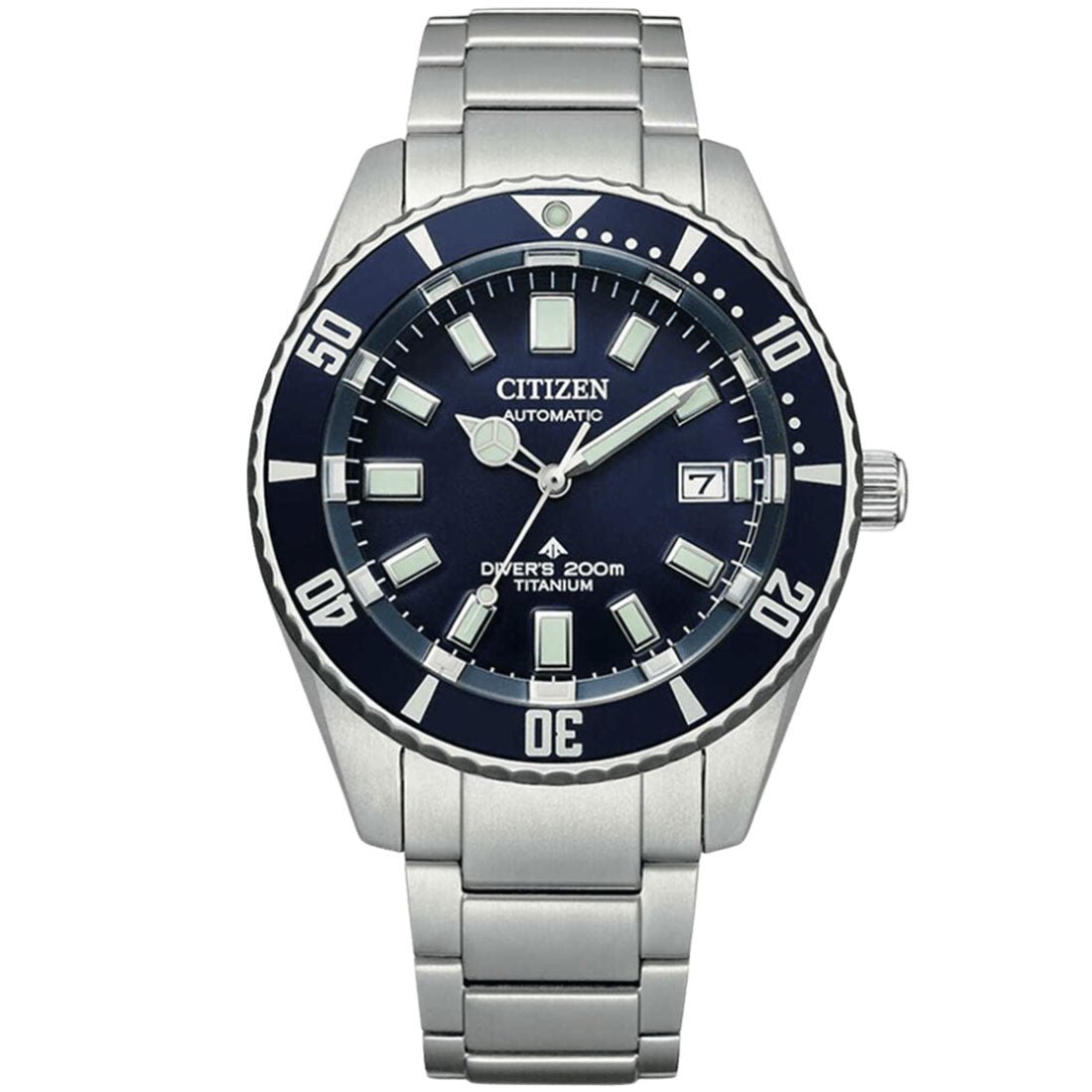 Citizen Promaster Marine Titanium NB6021-68L Diving Blue Dial Mechanical Watch -Citizen