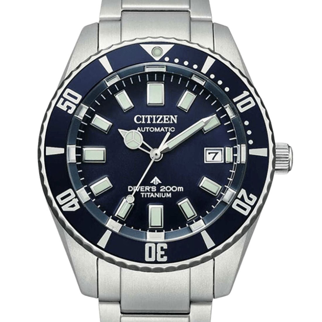 Citizen Promaster Marine Titanium NB6021-68L Diving Blue Dial Mechanical Watch -Citizen