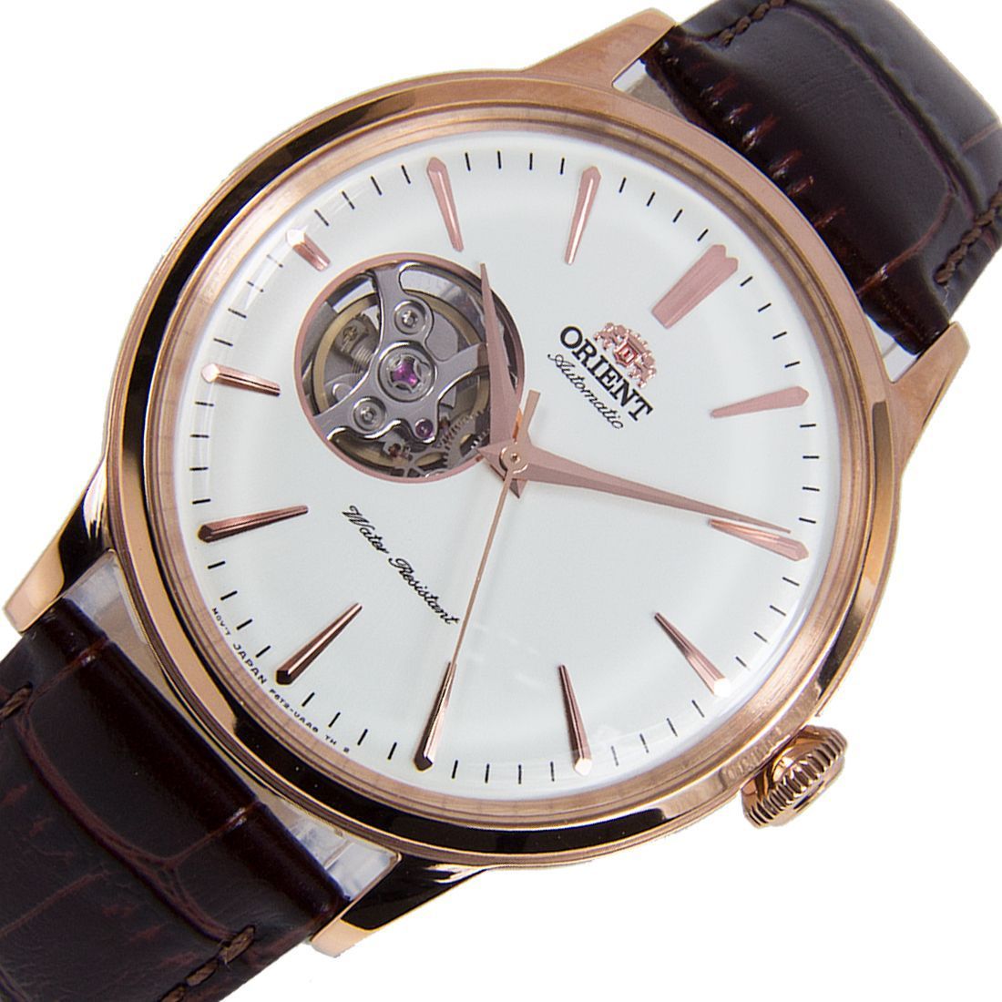 Orient Automatic Classic Leather RA-AG0001S10B RA-AG0001S White Dial Watch -Orient
