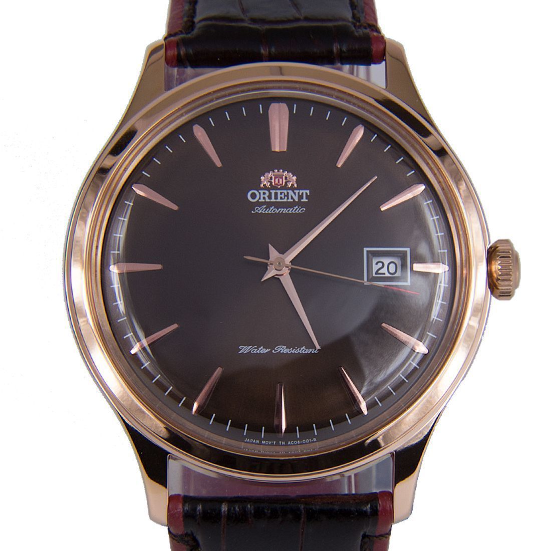 Orient Classic Bambino Brown Dial FAC08001T0 AC08001T Leather Watch -Orient