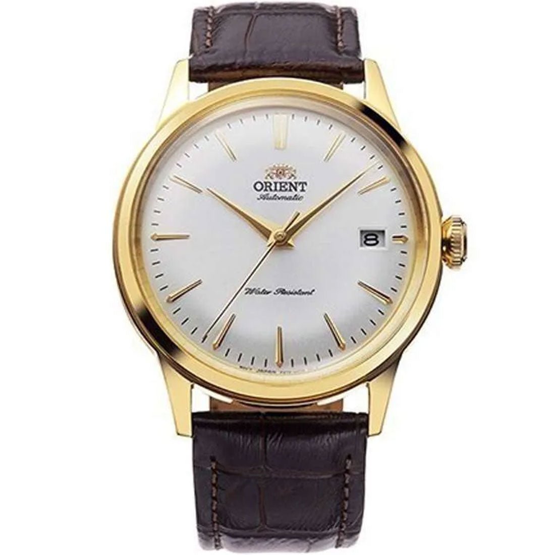 Orient Classic Bambino White Dial Leather RA-AC0M01S RA-AC0M01S10B Watch -Orient