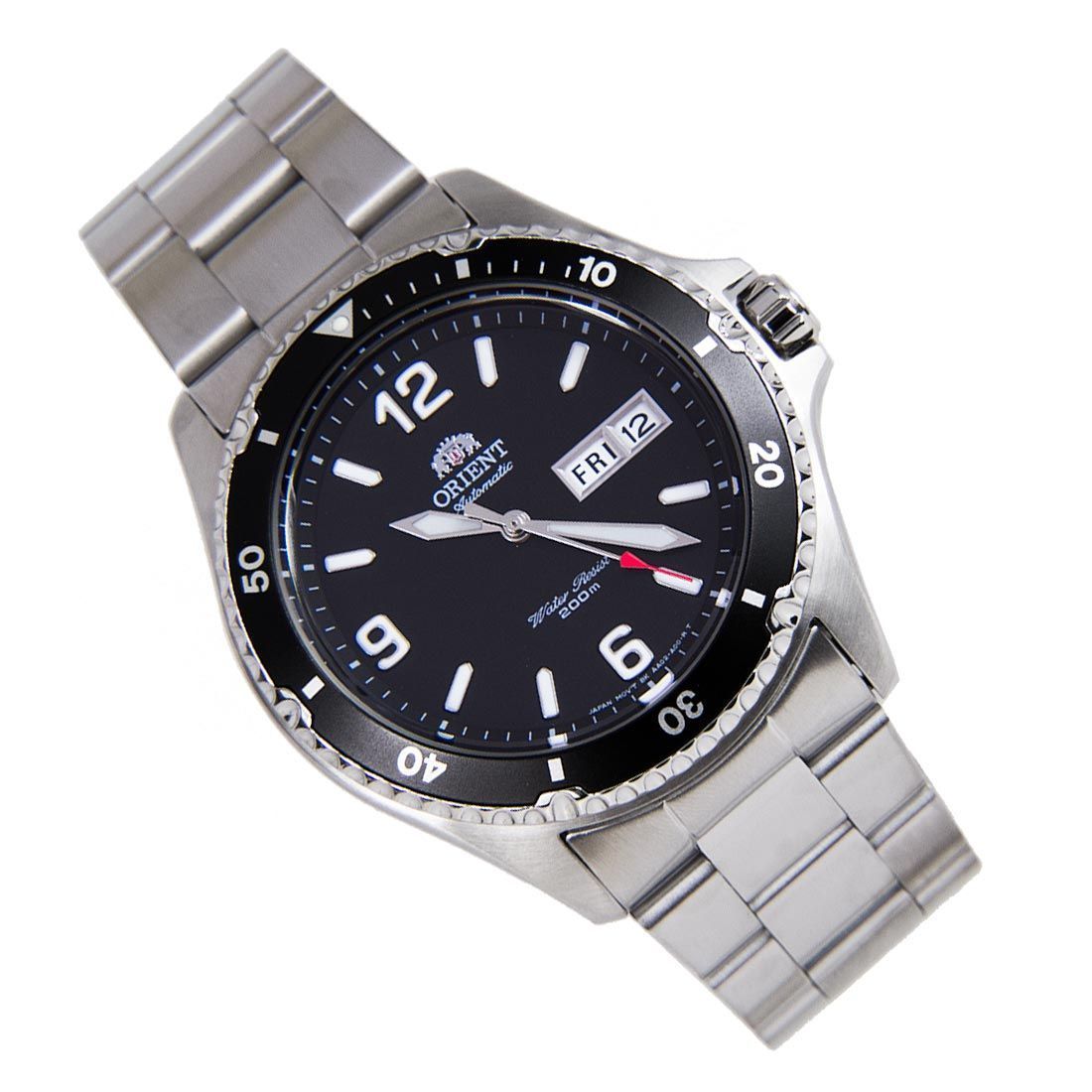 Orient FAA02001B9 AA02001B Mako II Mechanical Black Dial Diving Watch -Orient