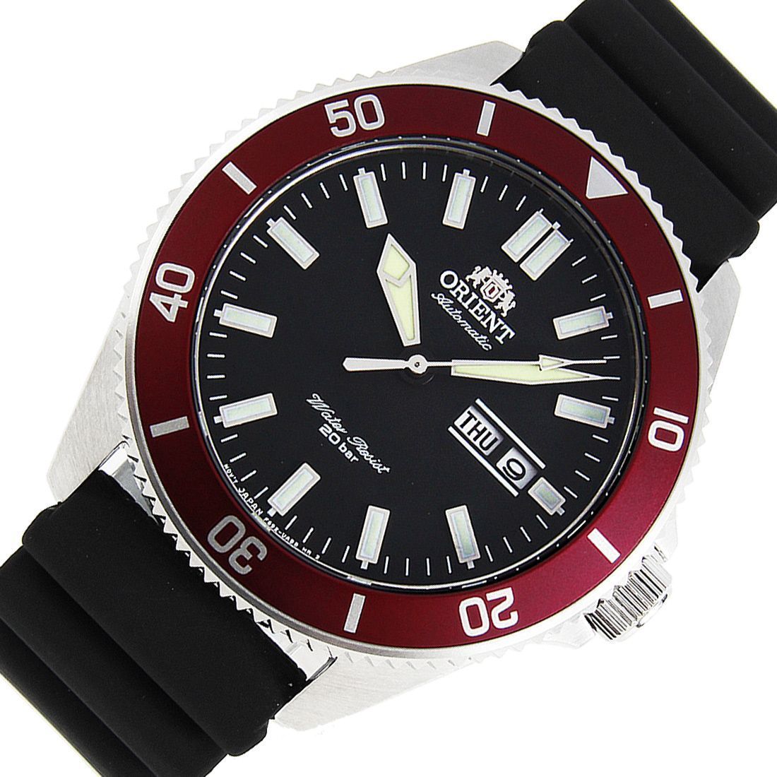 Orient Mako III Automatic RA-AA0011B19B RA-AA0011B Black Rubber Divers Watch -Orient