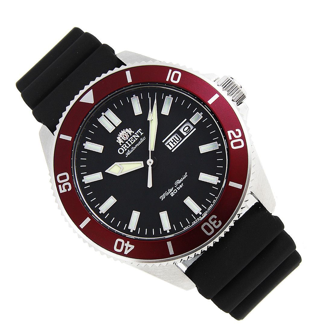 Orient Mako III Automatic RA-AA0011B19B RA-AA0011B Black Rubber Divers Watch -Orient