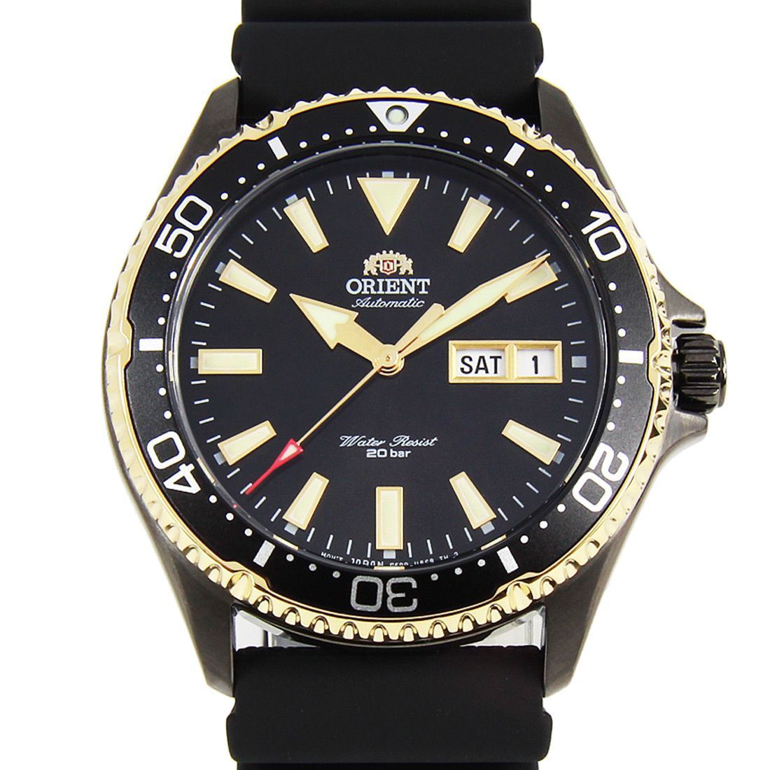 Orient Mako III Mechanical RA-AA0005B19B RA-AA0005B Black Rubber Dive Watch -Orient