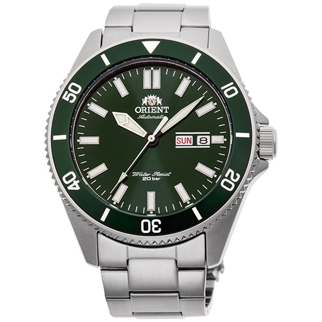 Orient Mechanical Green Dial RA-AA0914E19B RA-AA0914E Stainless Sports Watch -Orient