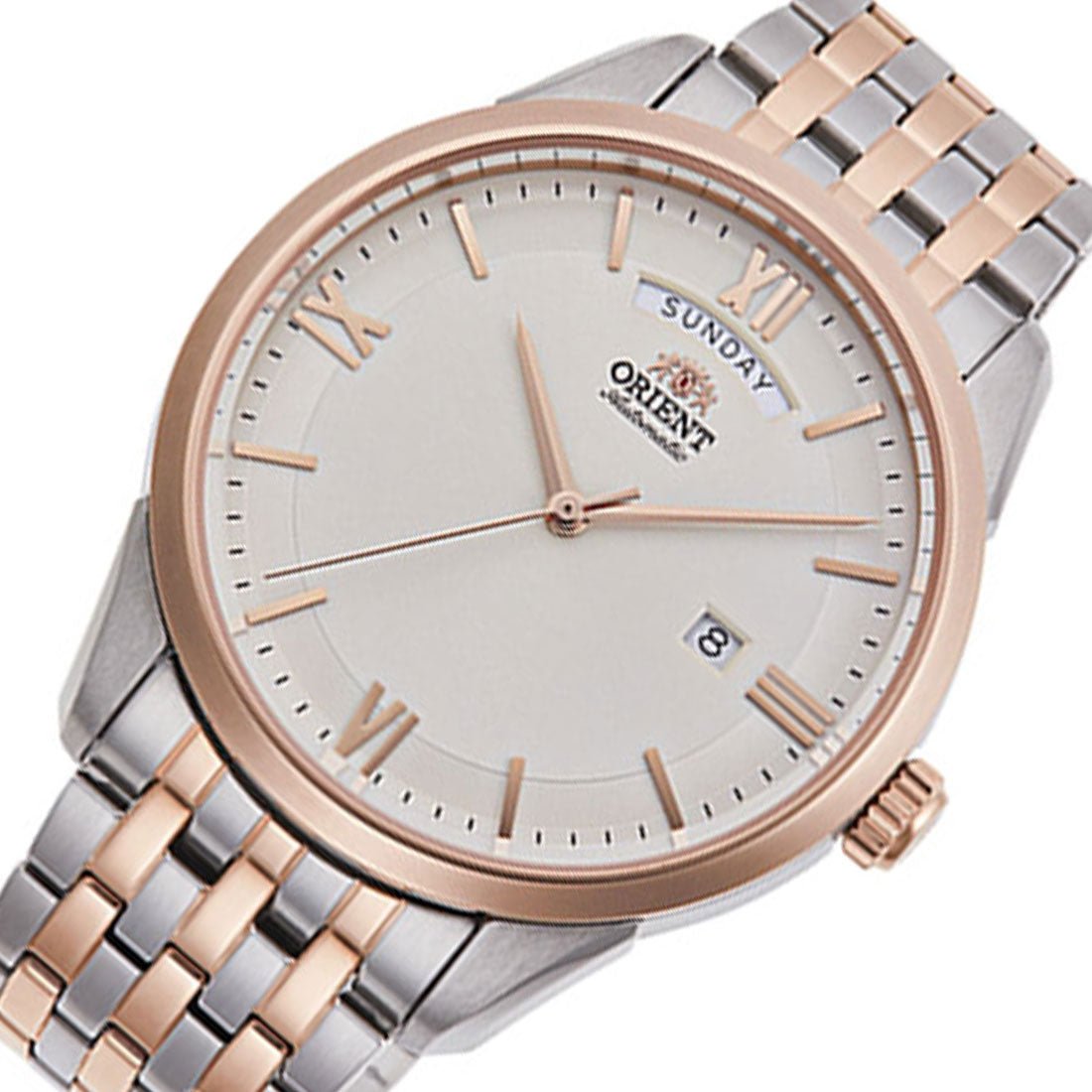 Orient Mechanical RA-AX0001S RA-AX0001S0HB Two Tone Stainless Steel Watch -Orient