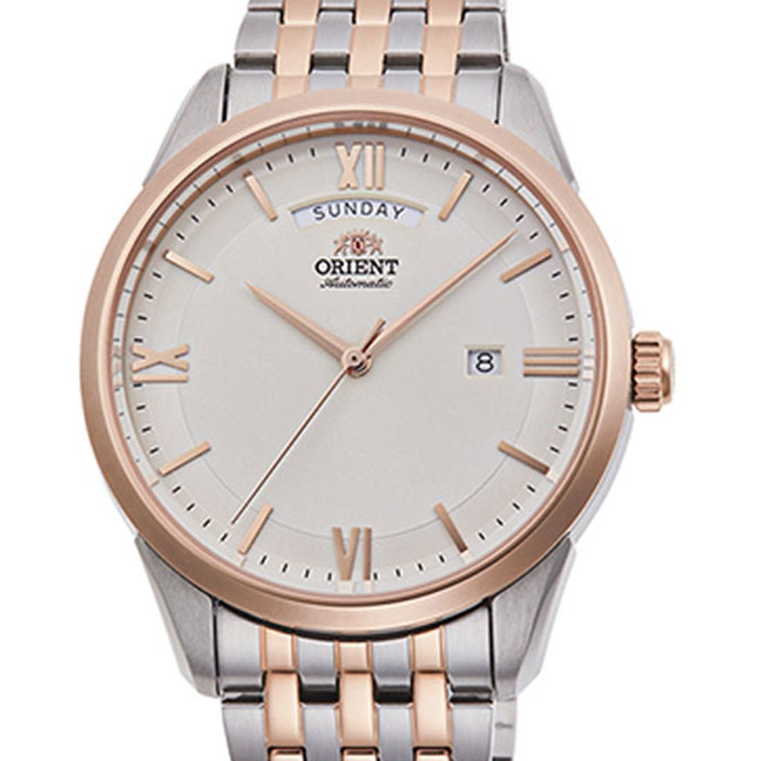 Orient Mechanical RA-AX0001S RA-AX0001S0HB Two Tone Stainless Steel Watch -Orient