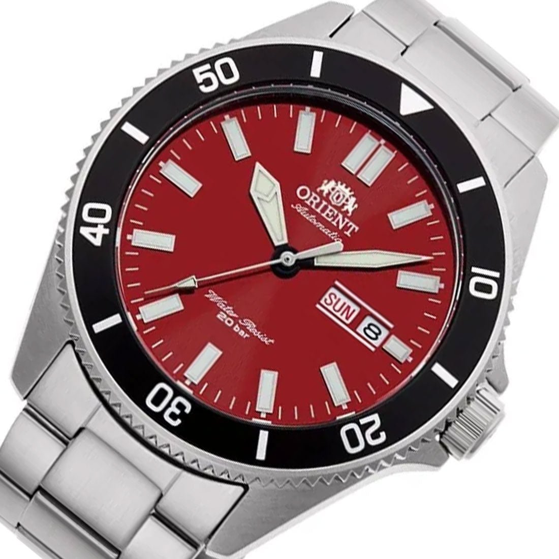 Orient RA-AA0915R19B RA-AA0915R Mechanical Red Dial Analog Sports Watch -Orient