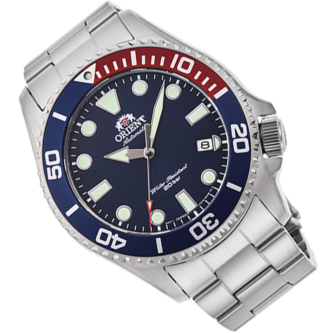 Orient RA-AC0K03L RA-AC0K03L10B Automatic Blue Dial Sports Watch -Orient