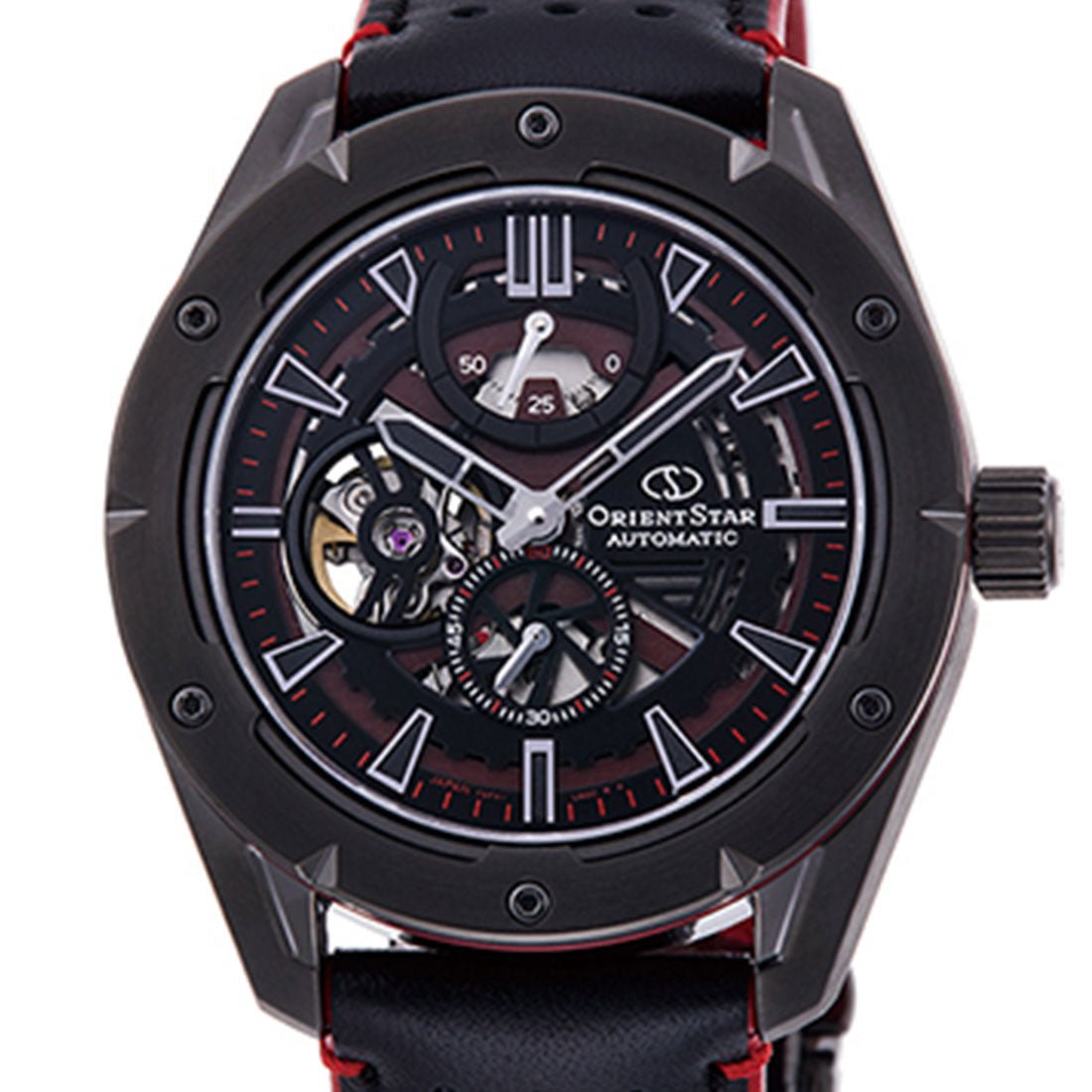 Orient Star Black Skeleton Avant Garde RE-AV0A03B RE-AV0A03B00B Automatic Watch -Orient