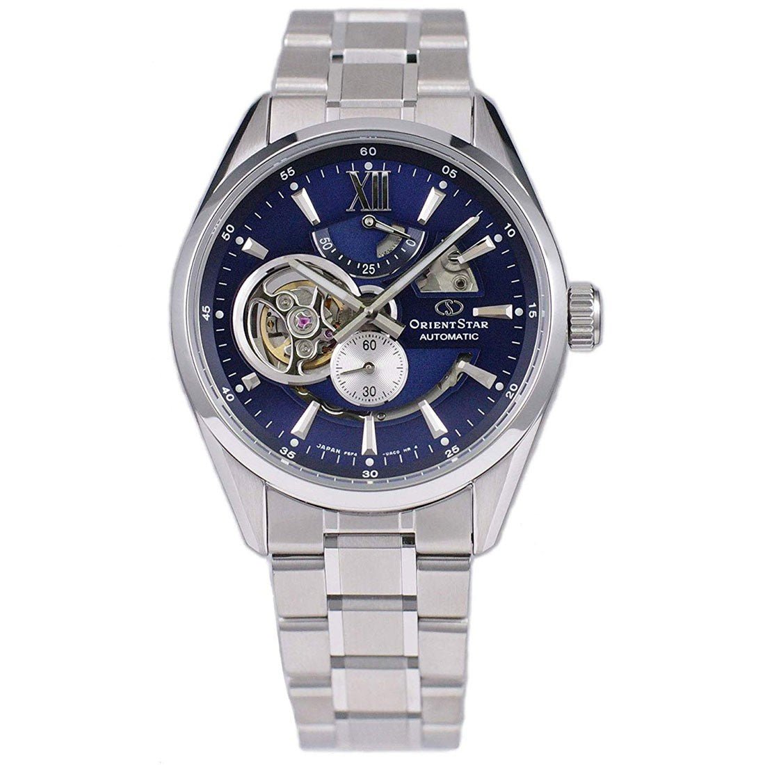 Orient Star Blue Semi Skeleton RE-AV0003L00B RE-AV0003L Watch -Orient